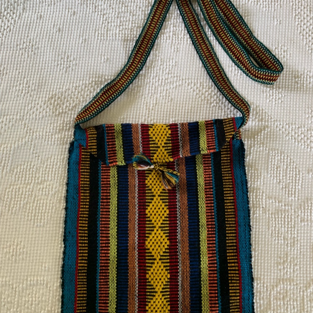 Multicolor Striped Women's Bag